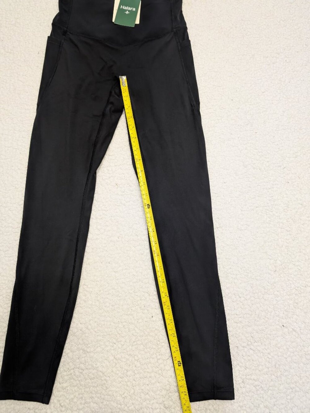 Halara Black High Waisted Leggings Womens Small Full Length NWT - Picture 10 of 10